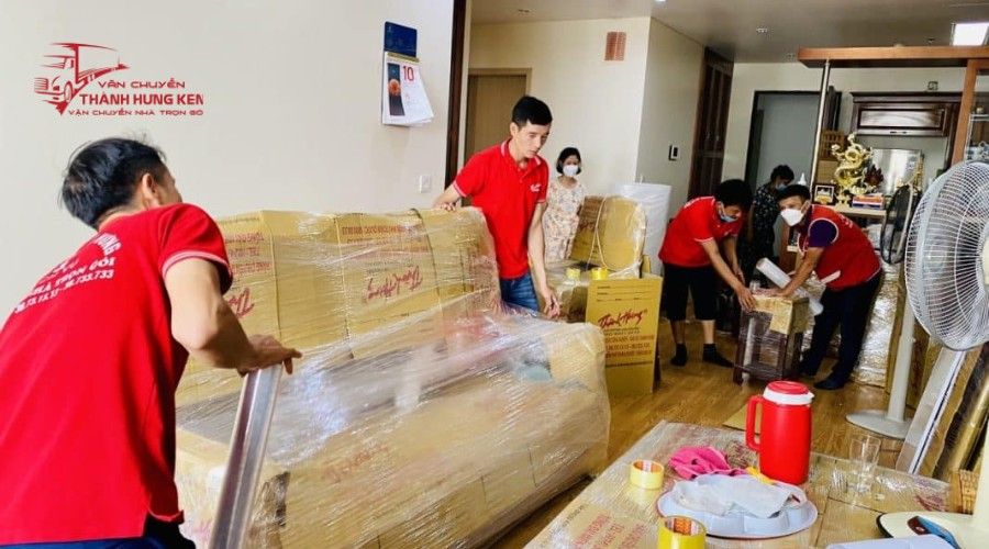 Hạng mục đóng gói và vận chuyển đồ đạc khi chuyển trọ